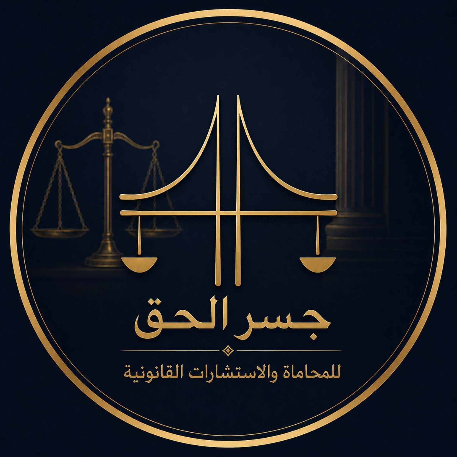 الهوية المعتمدة لشركة جسر الحق للمحاماة والاستشارات القانونية